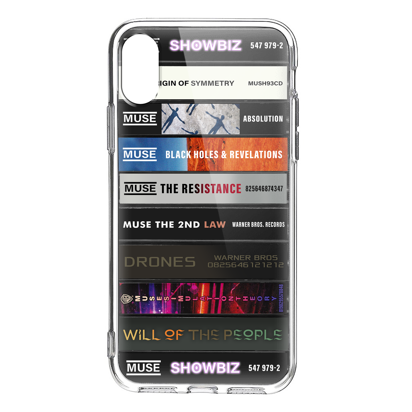 Muse Albums Cassette Collection Retro Phone Case