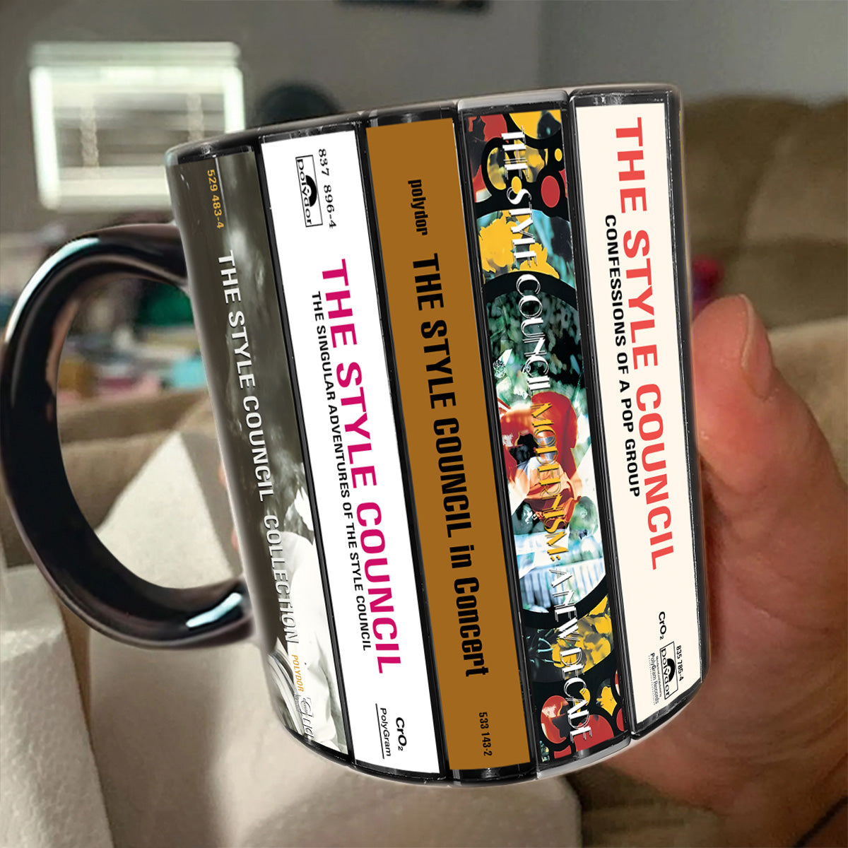The Style Council Albums Cassette Collection Retro Accent Mug