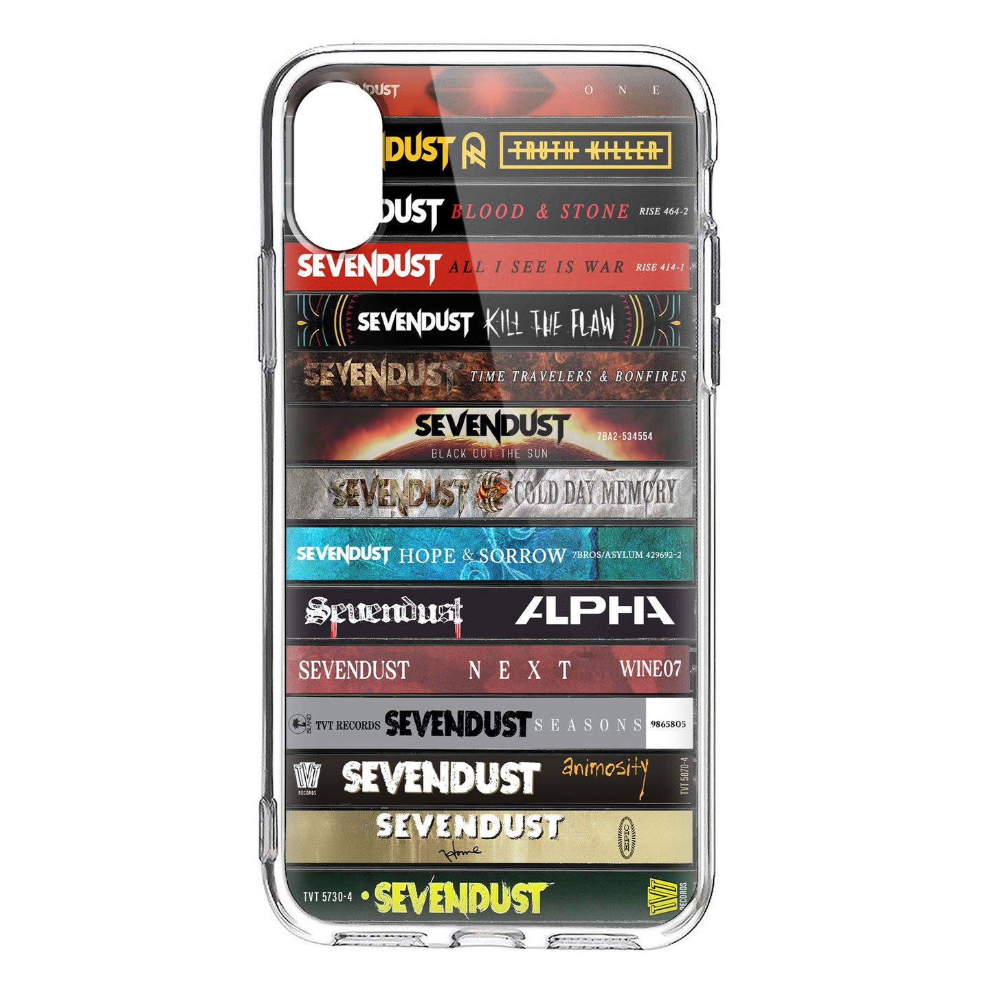 Sevendust Albums Cassette Collection Retro Phone Case