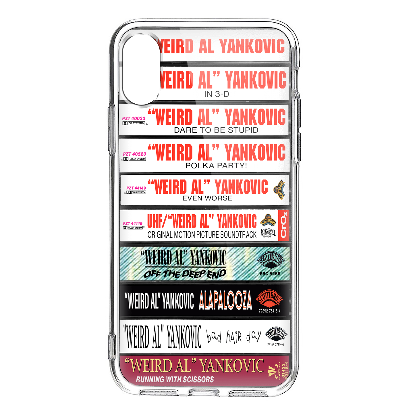 Weird AI Albums Cassette Collection Retro Phone Case