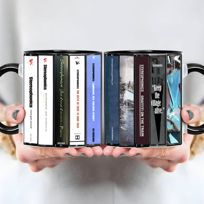 Stereophonics Albums Cassette Collection Retro Accent Mug