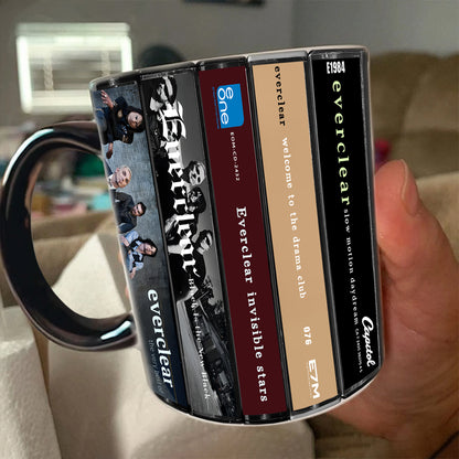 Everclear Albums Cassette Collection Retro Accent Mug