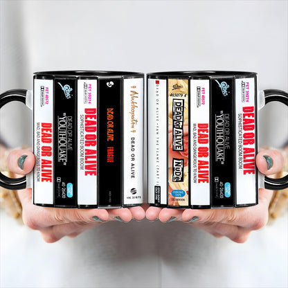 Dead or Alive Albums Cassette Collection Retro Accent Mug