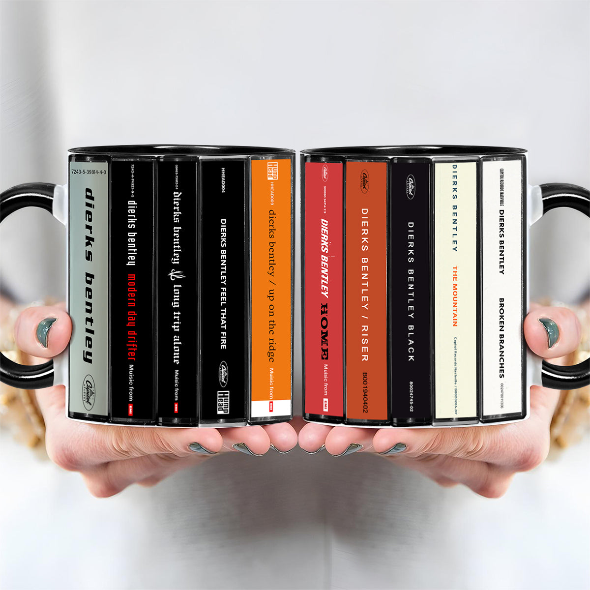 Dierks Bentley Albums Cassette Collection Retro Accent Mug