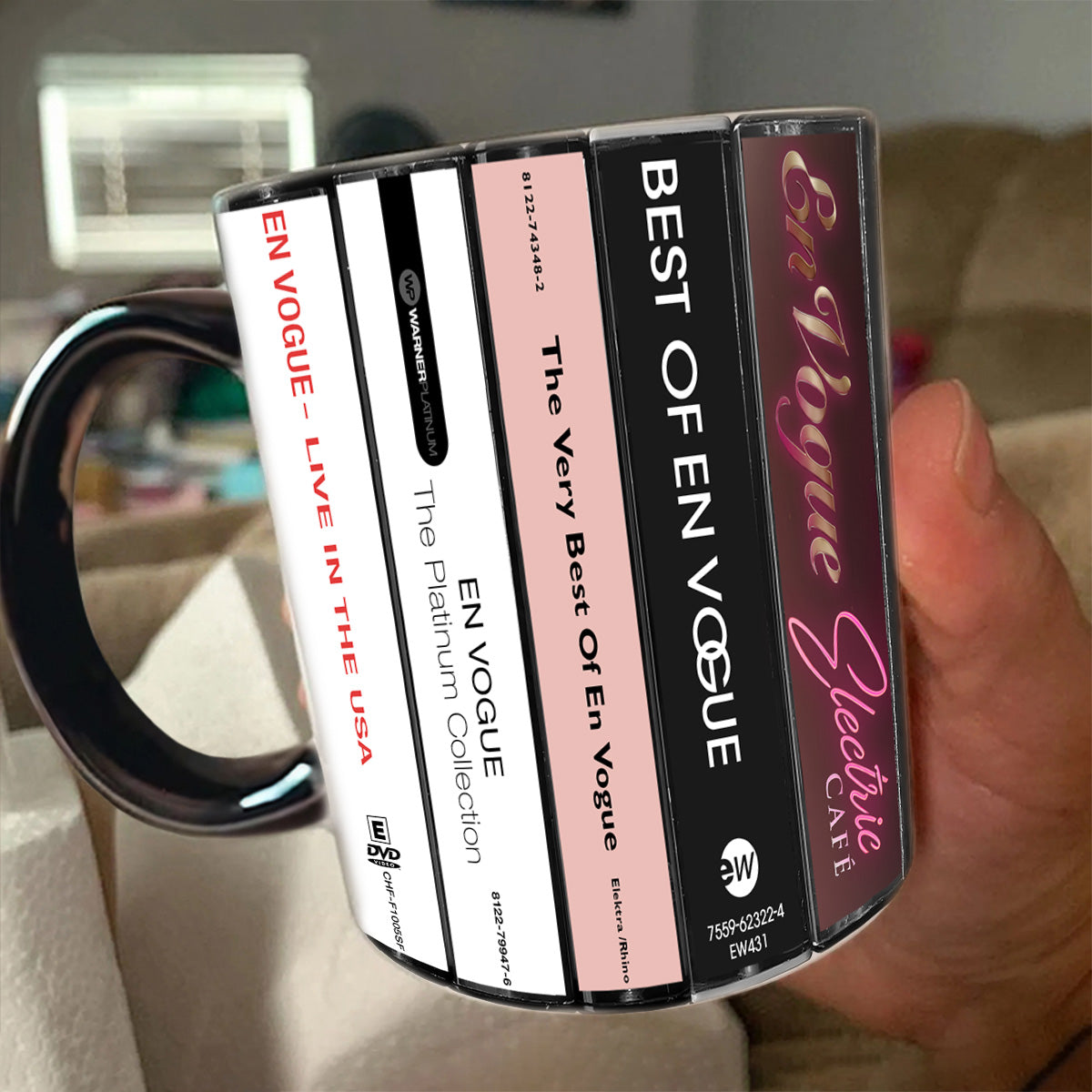 En Vogue Albums Cassette Collection Retro Accent Mug