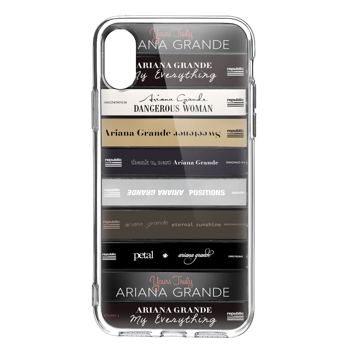 Ariana Grande Albums Cassette Collection Retro Phone Case
