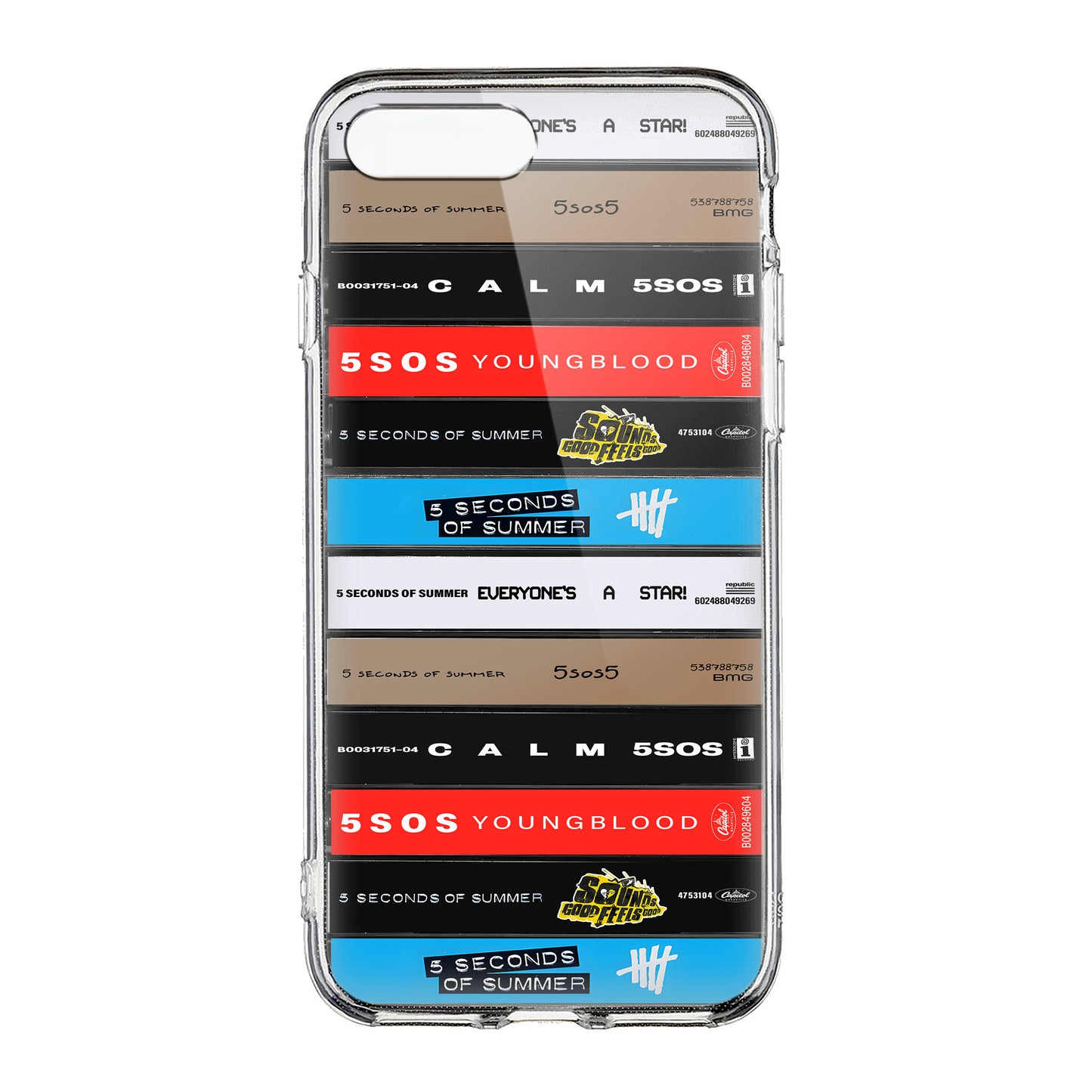 5 Seconds of Summer Albums Cassette Collection Retro Phone Case
