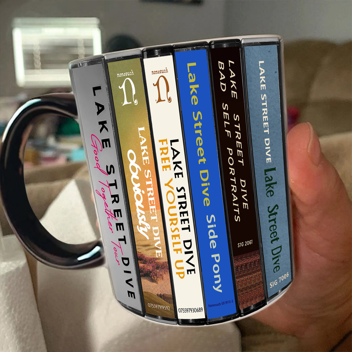 Lake Street Dive Albums Cassette Collection Retro Accent Mug