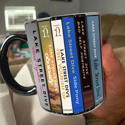 Lake Street Dive Albums Cassette Collection Retro Accent Mug
