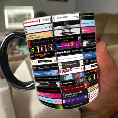 Duran Duran Albums Cassette Retro Collection Accent Mug - Extended Version