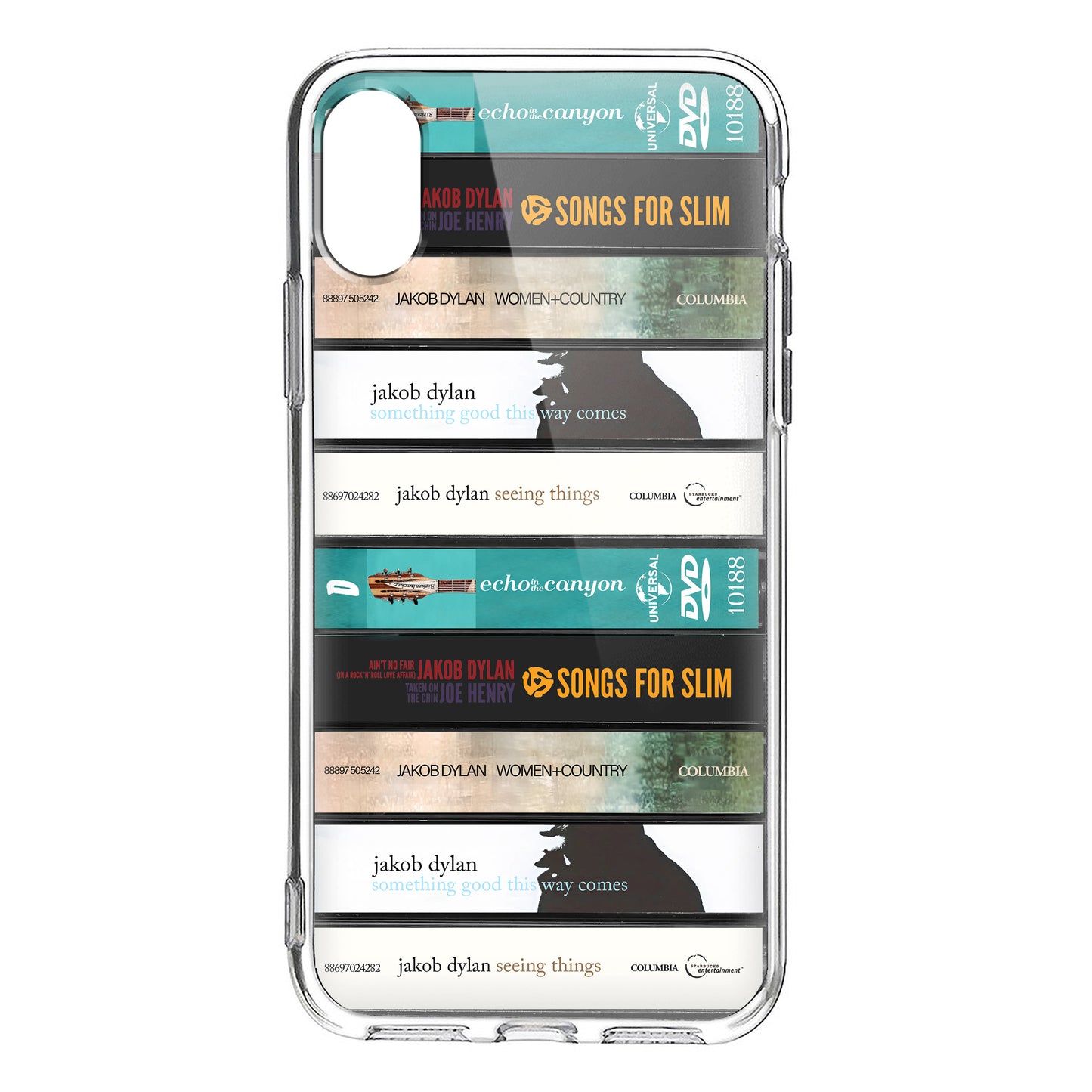 Jacob Dylan Albums Cassette Collection Retro Phone Case
