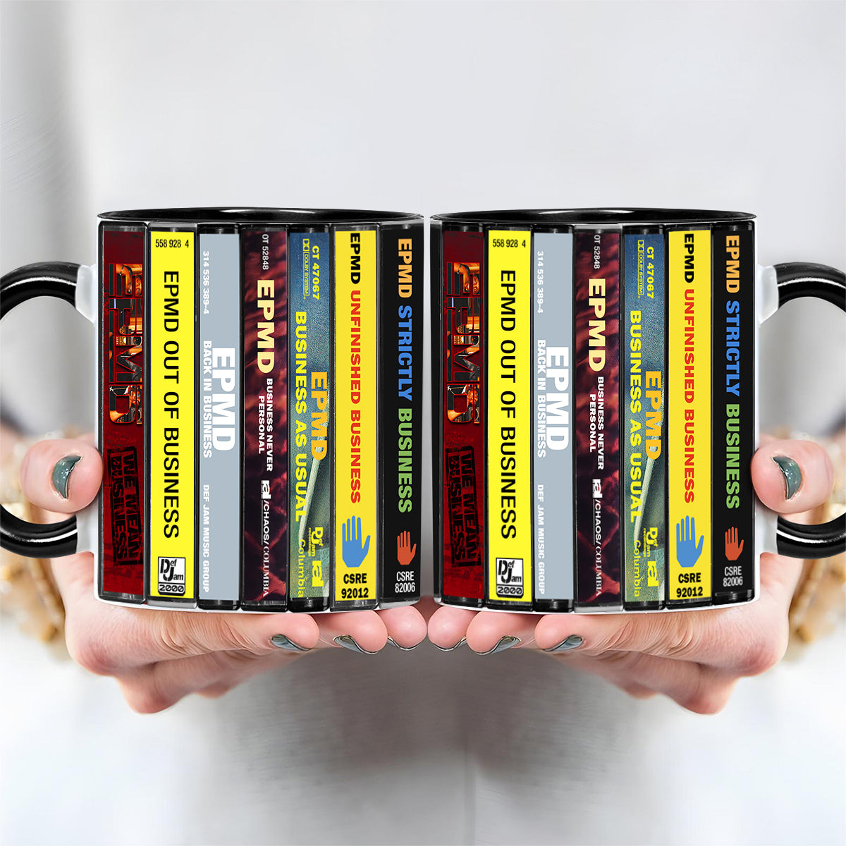 EPMD Albums Cassette Collection Retro Accent Mug