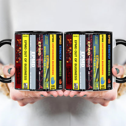 EPMD Albums Cassette Collection Retro Accent Mug