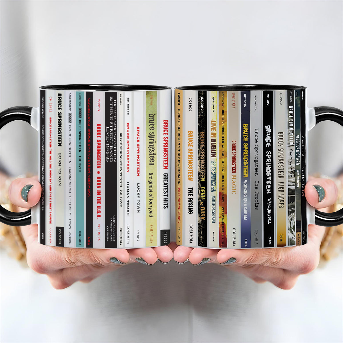 Bruce Springsteen CD Albums Collection Accent Mug