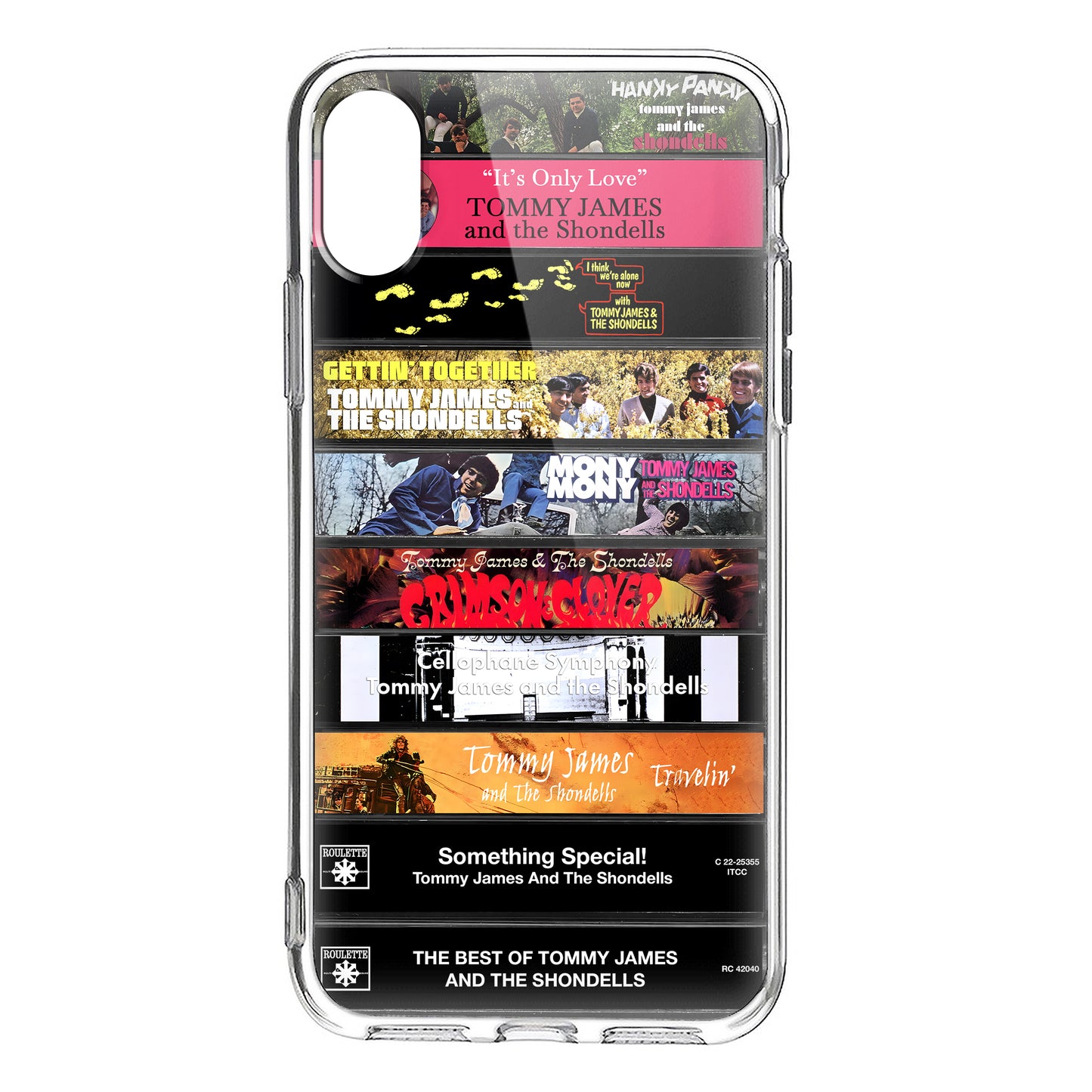 Tommy James and the Shondells Albums Cassette Collection Retro Phone Case