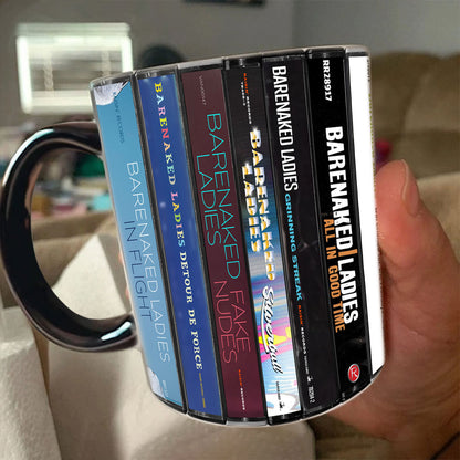 Barenaked Ladies Albums Cassette Collection Retro Accent Mug