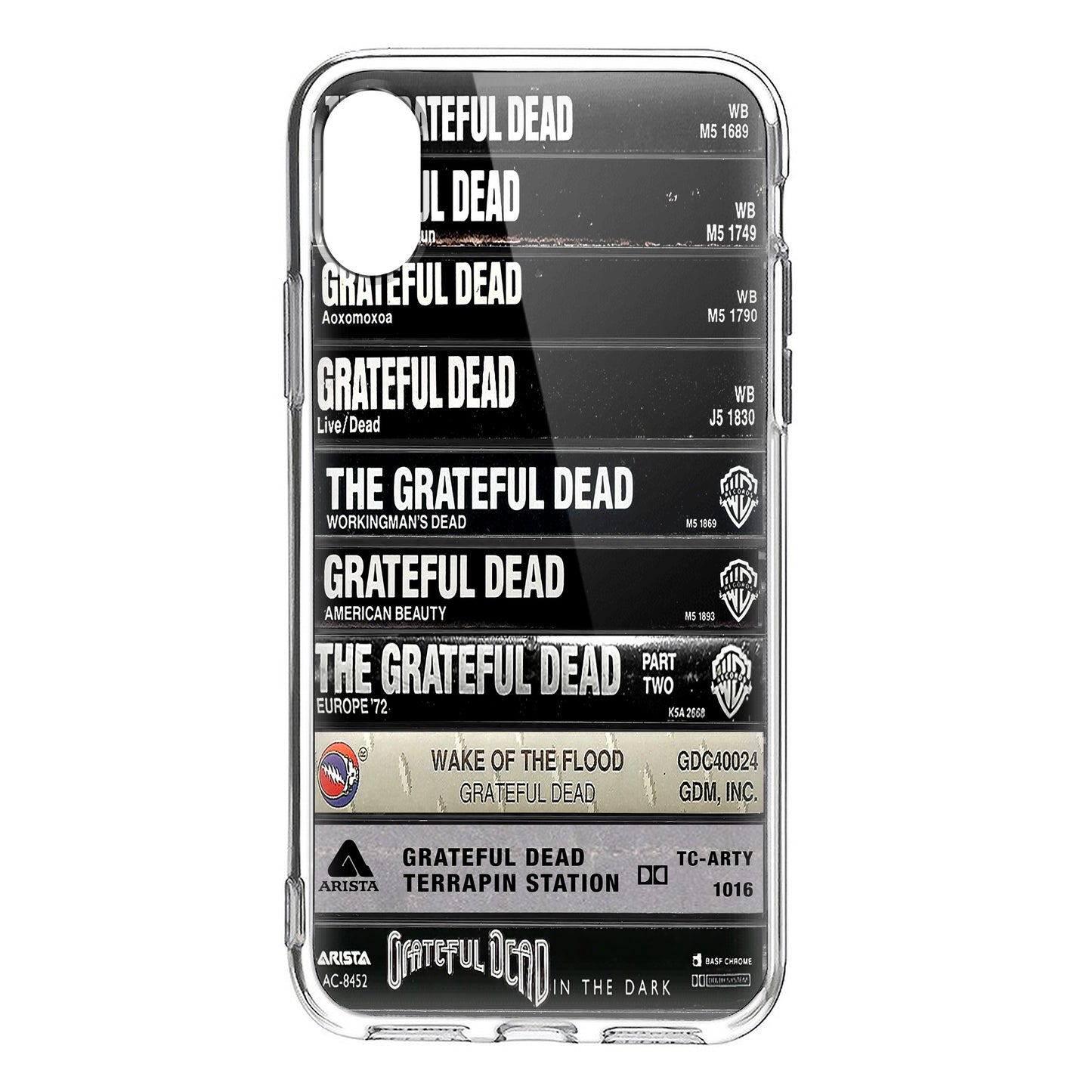 Grateful Dead Albums Cassette Collection Retro Phone Case