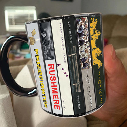 Mumford & Sons Albums Cassette Collection Retro Accent Mug