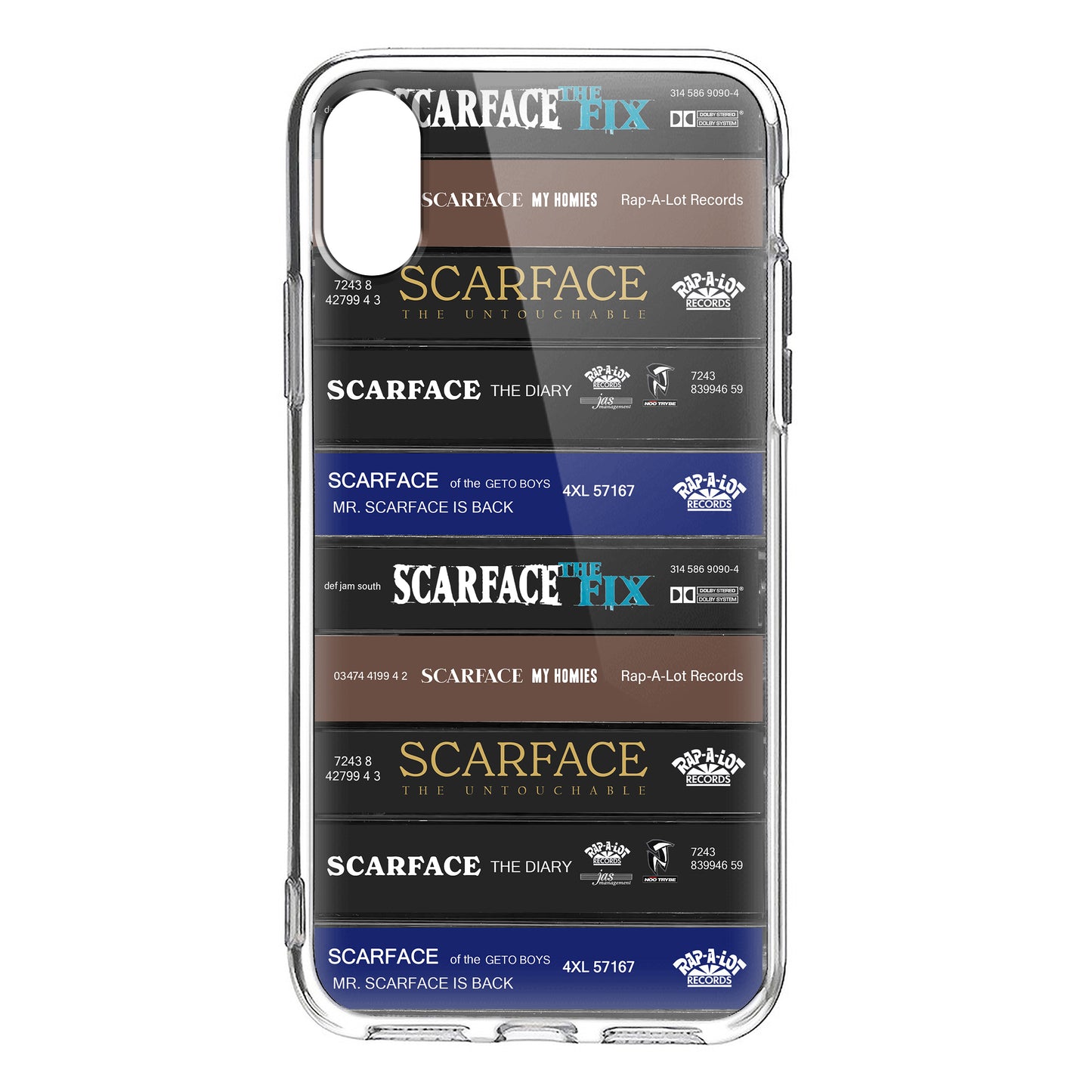 Scarface Albums Cassette Collection Retro Phone Case
