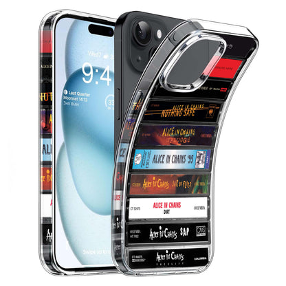Alice In Chains Albums Cassette Collection Retro Phone Case
