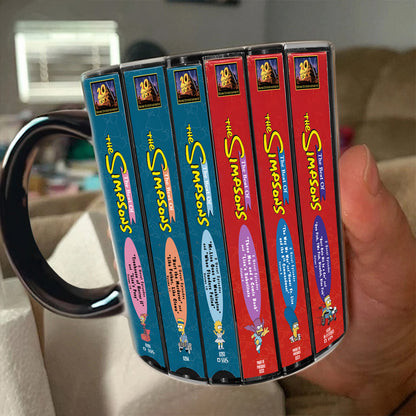 The Best of The Simpsons VHS Collection Nostalgia Mug
