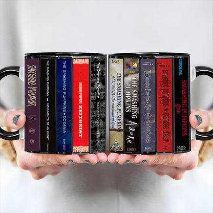 The Smashing Pumpkins Albums Cassette Retro Accent Mug