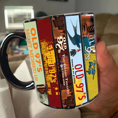 Old 97's Albums Cassette Collection Retro Accent Mug