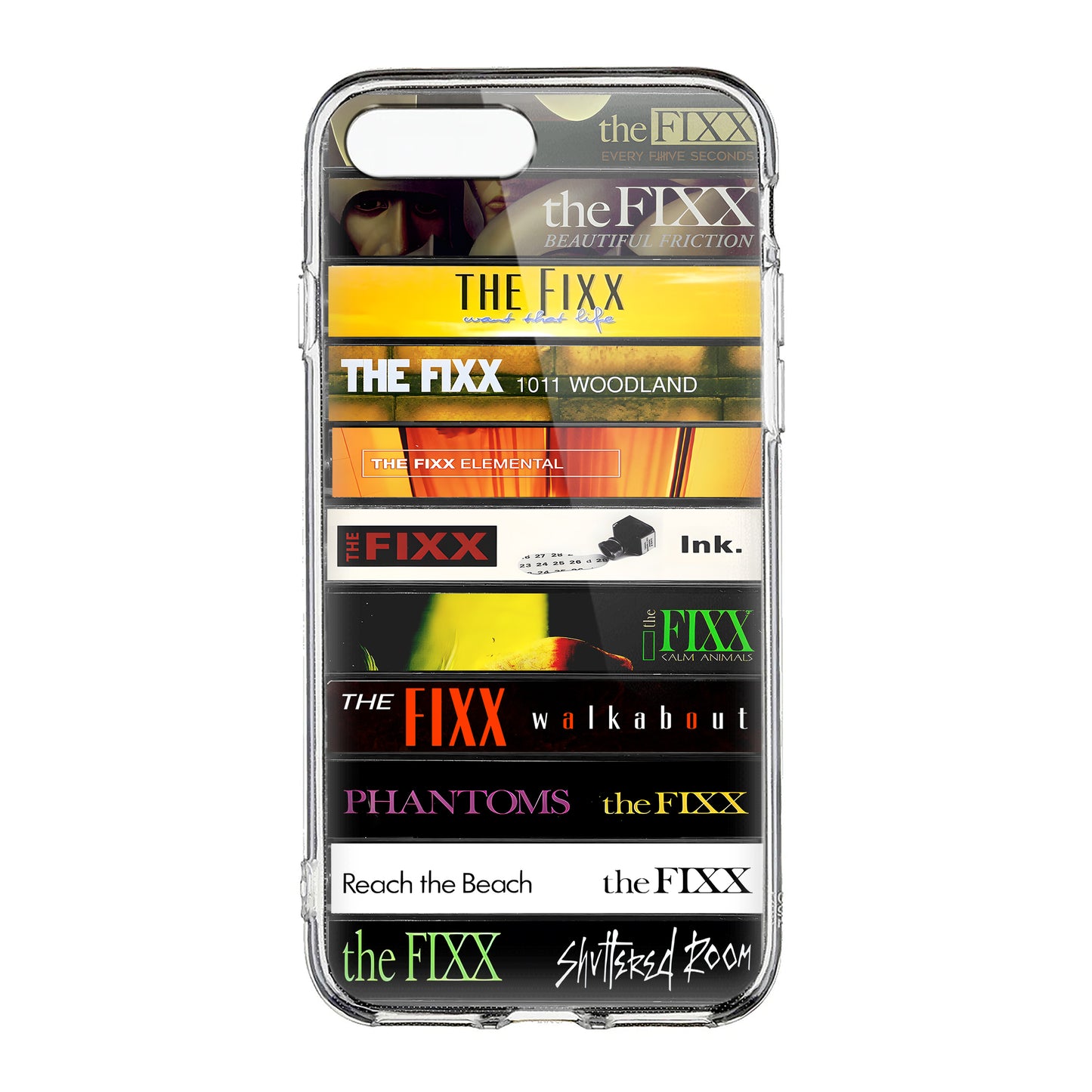 The Fixx Albums Cassette Collection Retro Phone Case