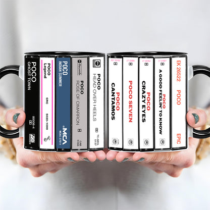 Poco Albums Cassette Collection Retro Accent Mug
