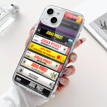 Judas Priest Albums Cassette Collection Retro Phone Case