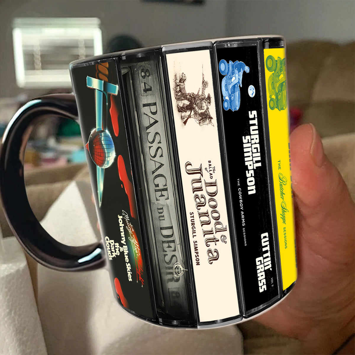 Sturgill Simpson Albums Cassette Collection Retro Accent Mug
