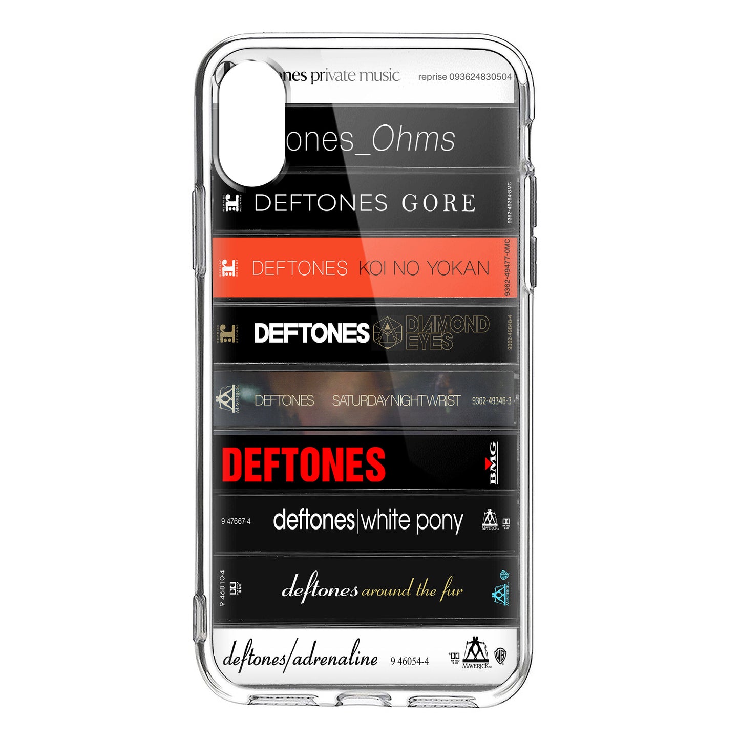 Deftones Albums Cassette Collection Retro MagSafe Phone Case
