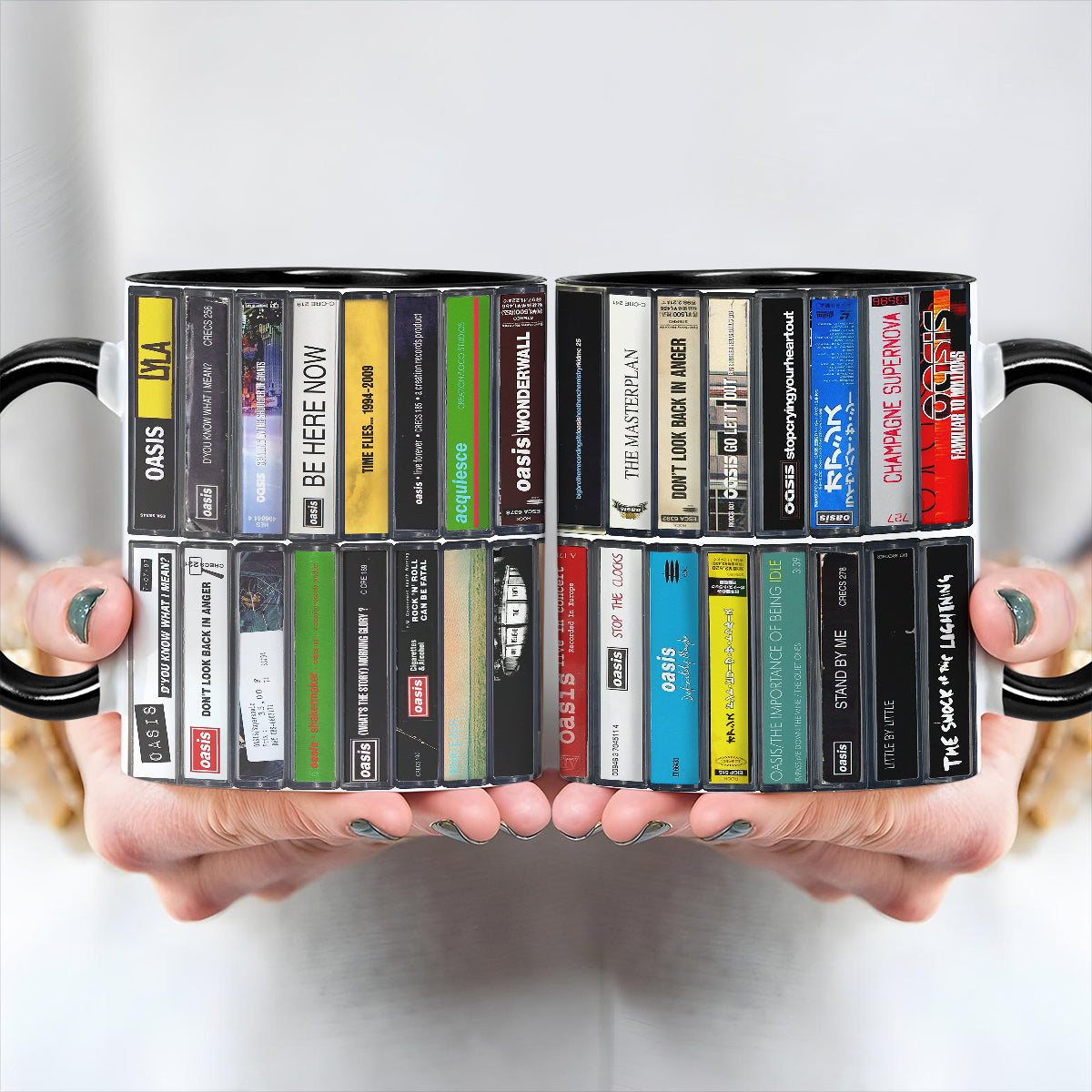 Oasis Albums Cassette Retro Collection Accent Mug