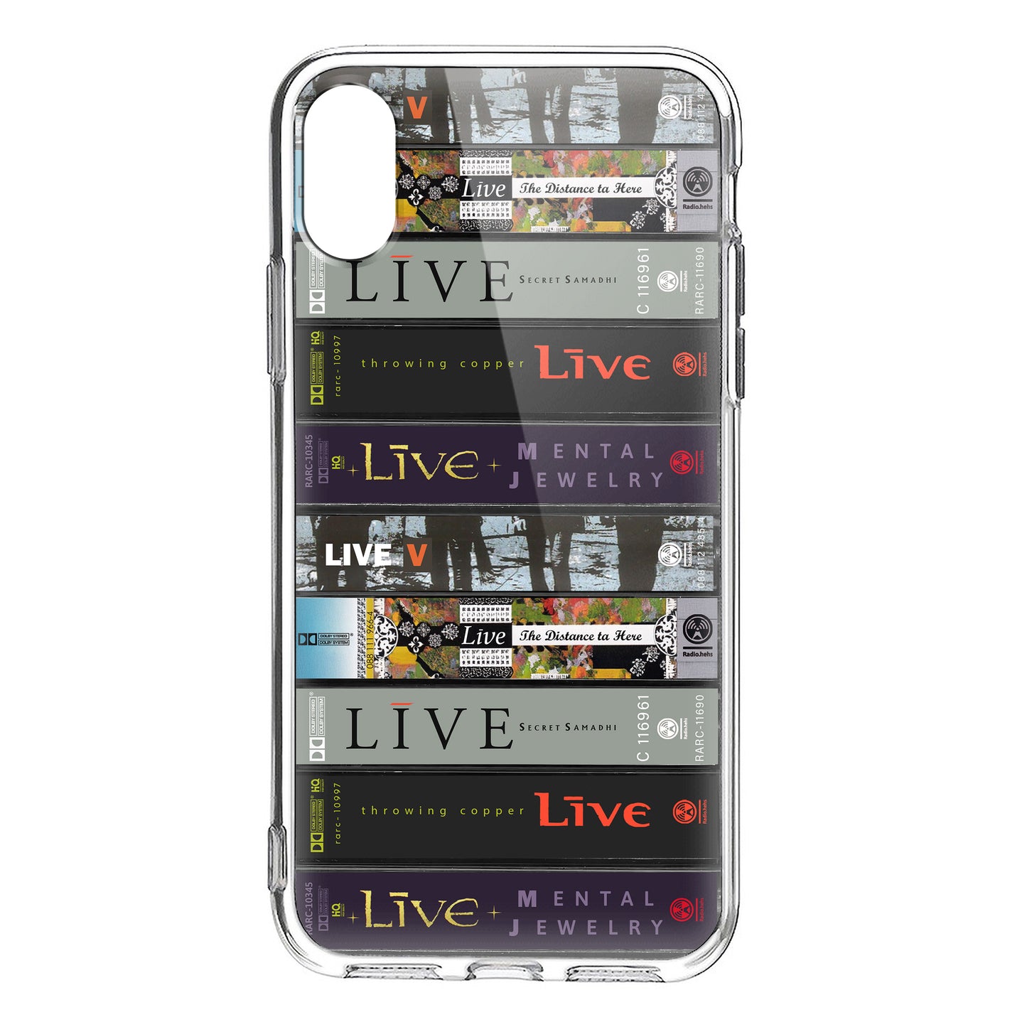 Live Albums Cassette Collection Retro Phone Case