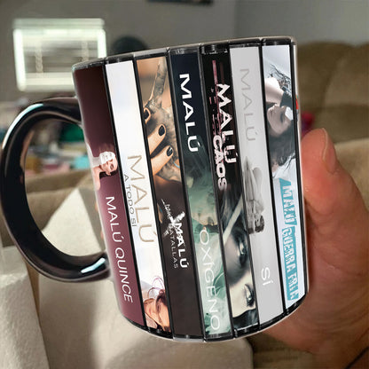 Malu Albums Cassette Collection Retro Accent Mug