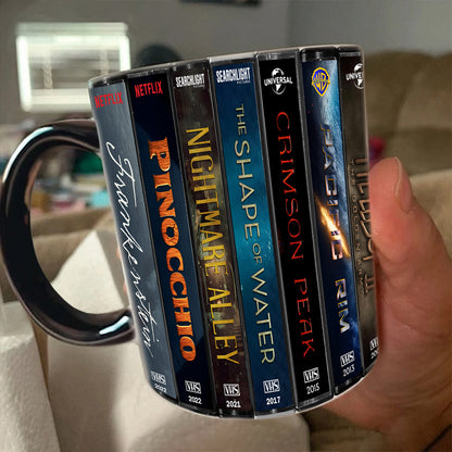 Guillermo del Toro VHS Movies Collection Accent Mug