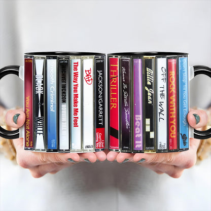 Michael Jackson Music Cassette Retro Collection Accent Mug