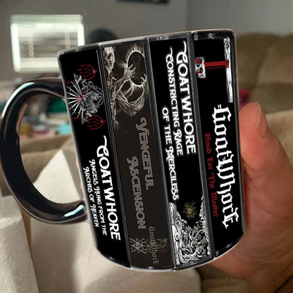 Goatwhore Albums Cassette Collection Retro Accent Mug