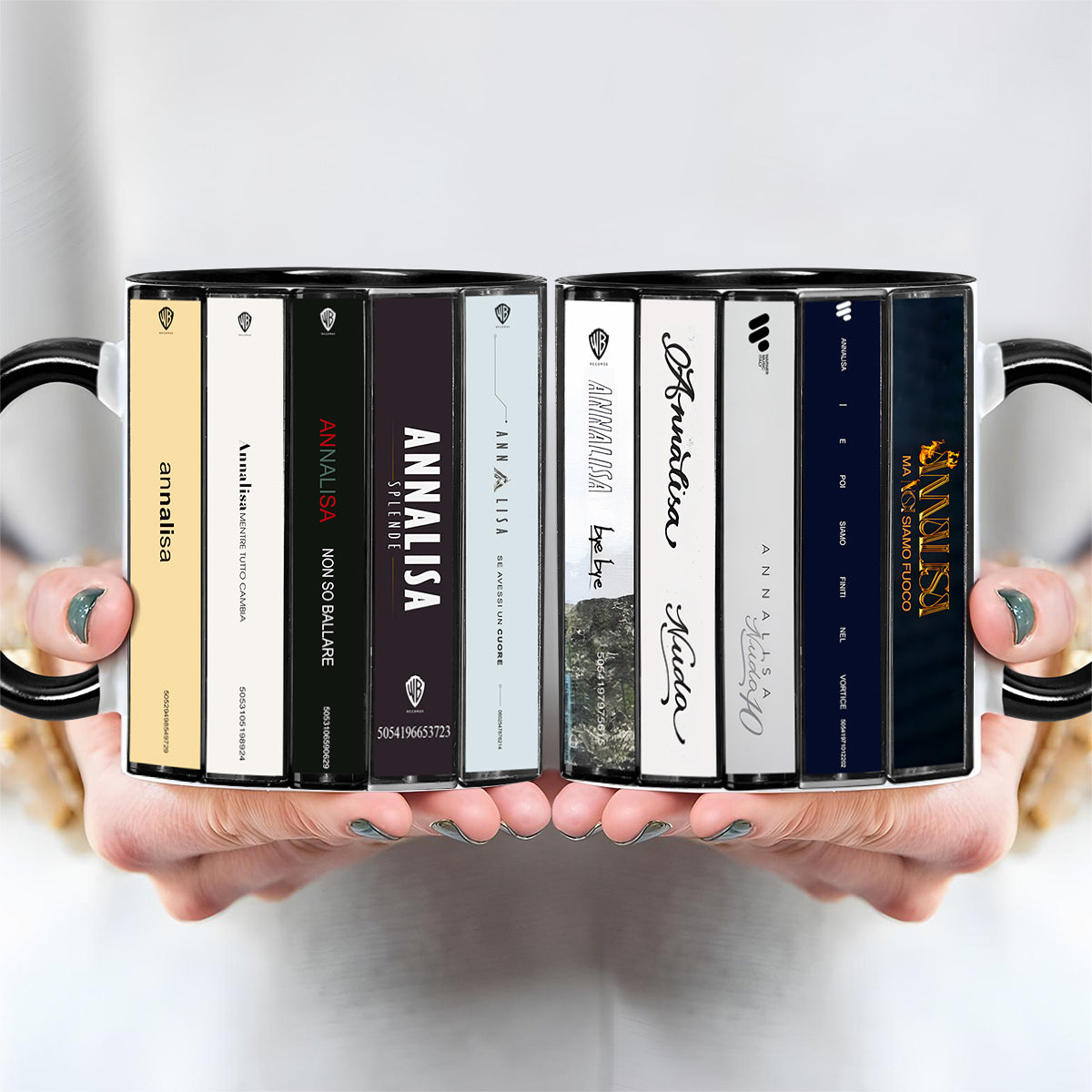 Annalisa Albums Cassette Collection Retro Accent Mug
