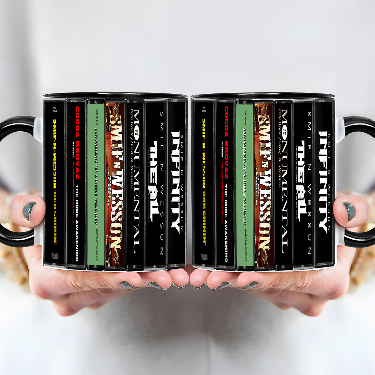 Smif-N-Wessun Albums Cassette Collection Retro Accent Mug