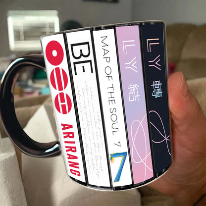 BTS Albums Collection Accent Mug
