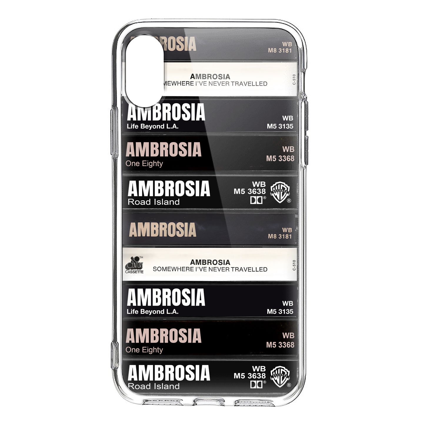 Ambrosia Albums Cassette Collection Retro Phone Case