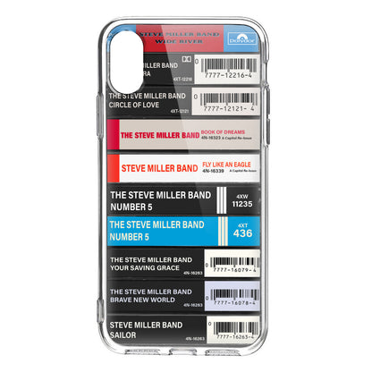 Steve Miller Band Albums Cassette Collection Retro Phone Case