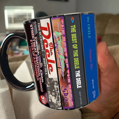 The Deele Albums Cassette Collection Retro Accent Mug