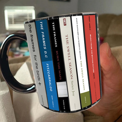 Glen Hansard Albums Cassette Collection Retro Accent Mug
