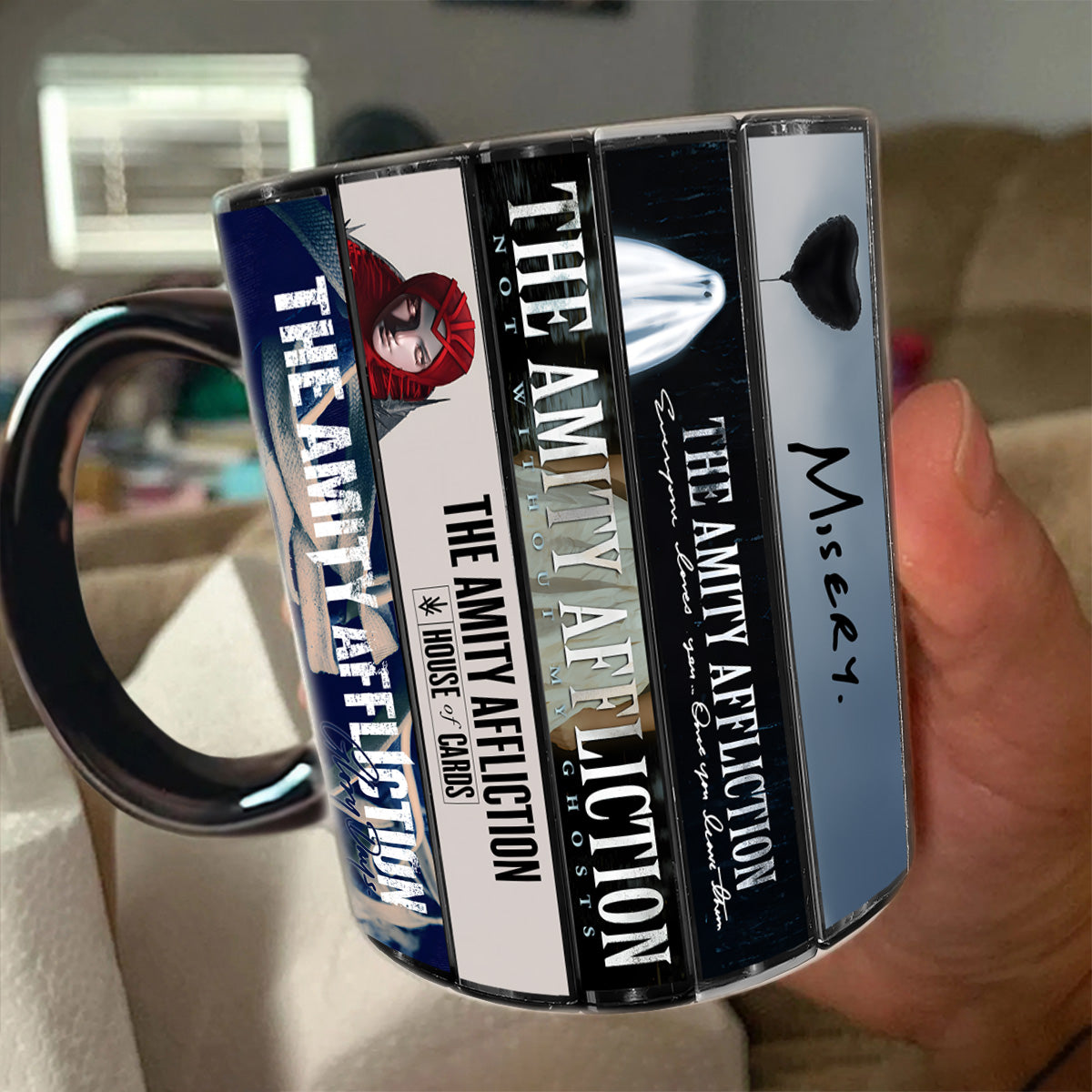The Amity Affliction Albums Cassette Collection Retro Accent Mug