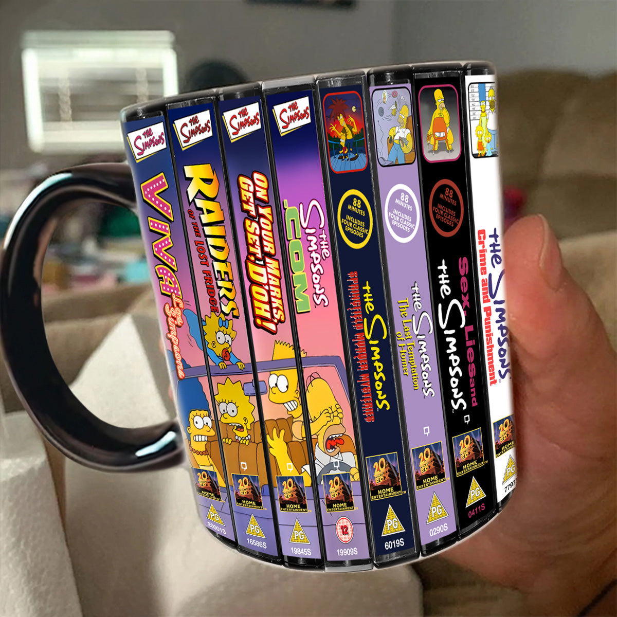 The Simpsons Classics VHS Collection Nostalgia Mug