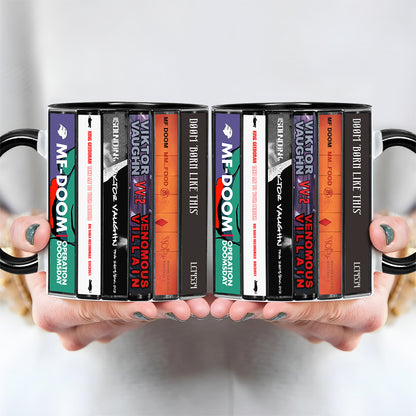 MF DOOM Albums Cassette Collection Retro Accent Mug