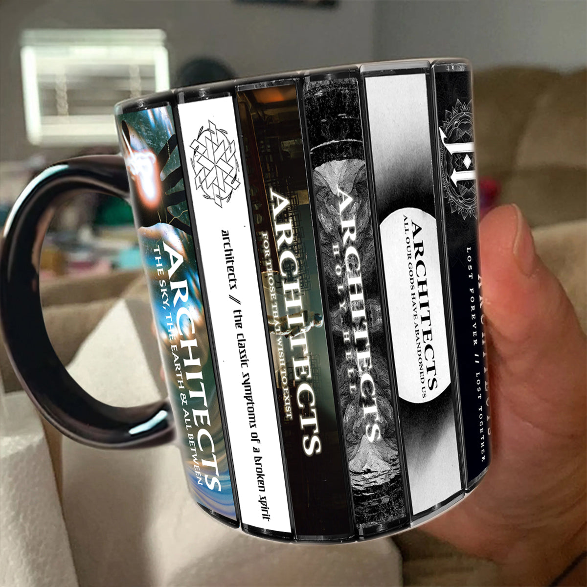 Architects Albums Cassette Collection Retro Accent Mug