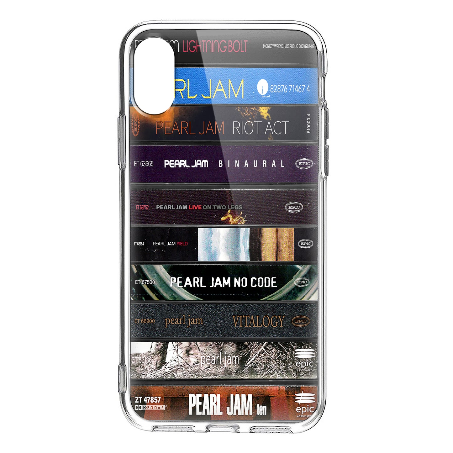 pj Albums Cassette Collection Retro Phone Case